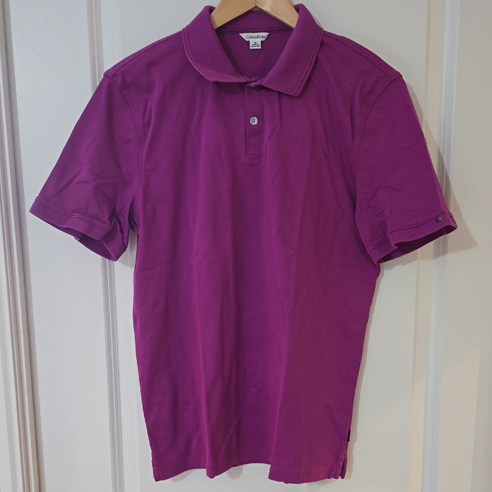 Calvin Klein Magenta Men's Polo Shirt